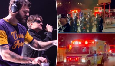 14 fans rushed to the hospital at Chainsmokers' California concert, second incident in weeks