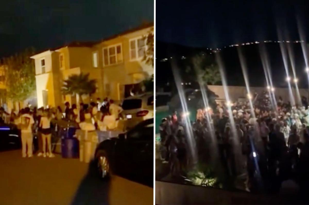 Wild SoCal pool party sparks chaos as hundreds of teens take over suburb