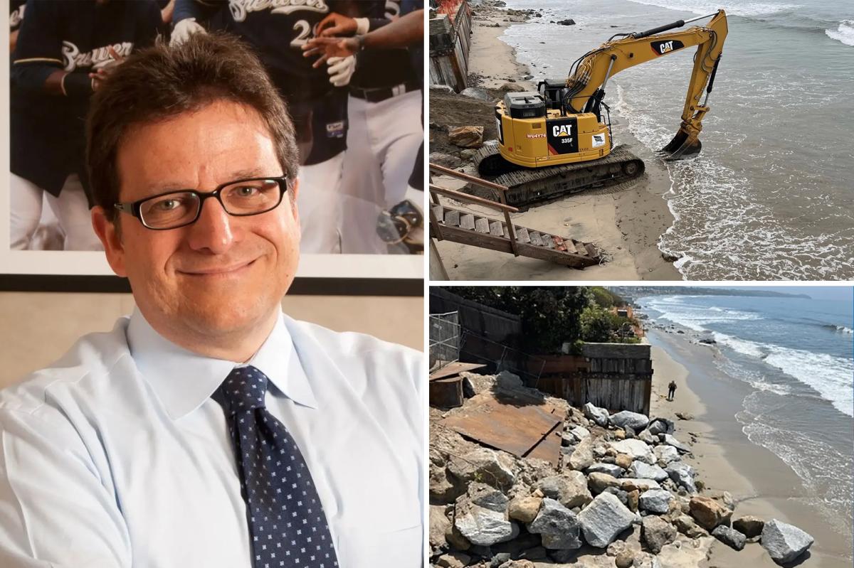 Brewers owner Mark Attanasio ordered to spend $2 million returning sand to California beach