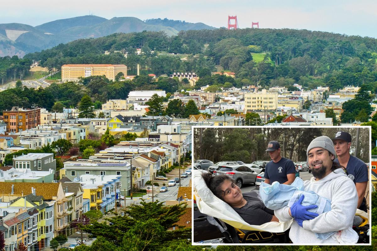 San Francisco woman gives birth by the side of the road after getting stuck in city traffic