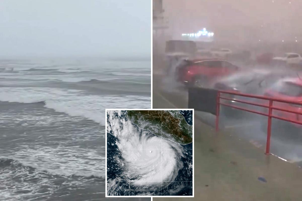 Hurricane Polo batters Mexico’s Pacific coastline en route to California