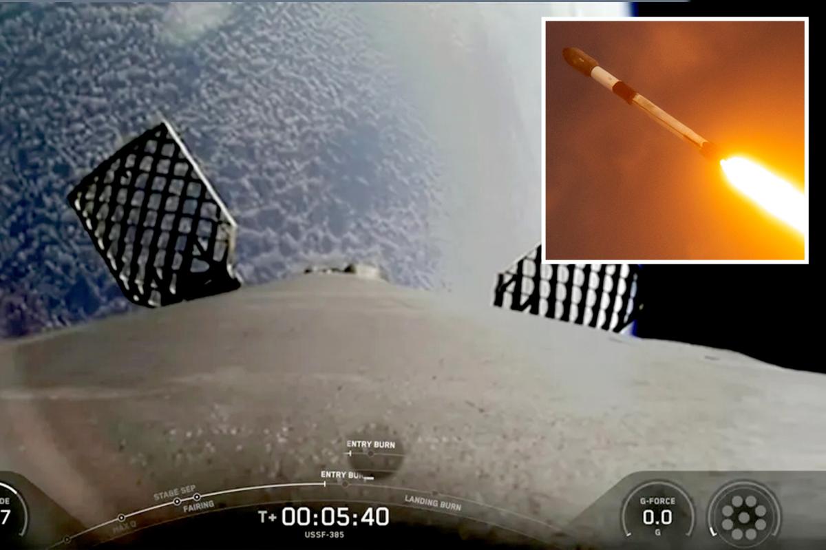 SpaceX launches classified mission for US Space Force in California