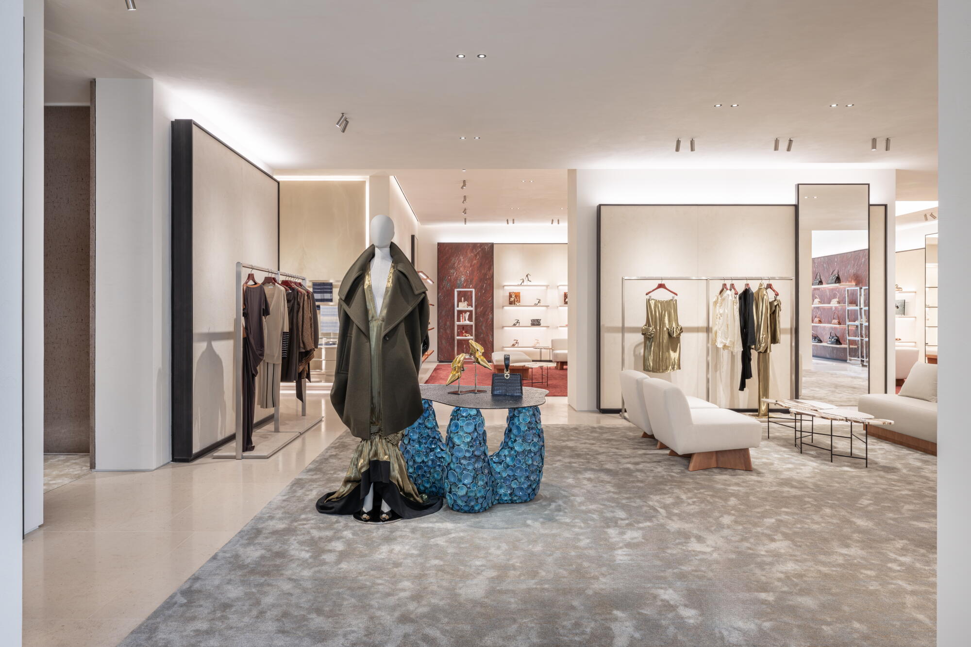 Farragamo store opening.