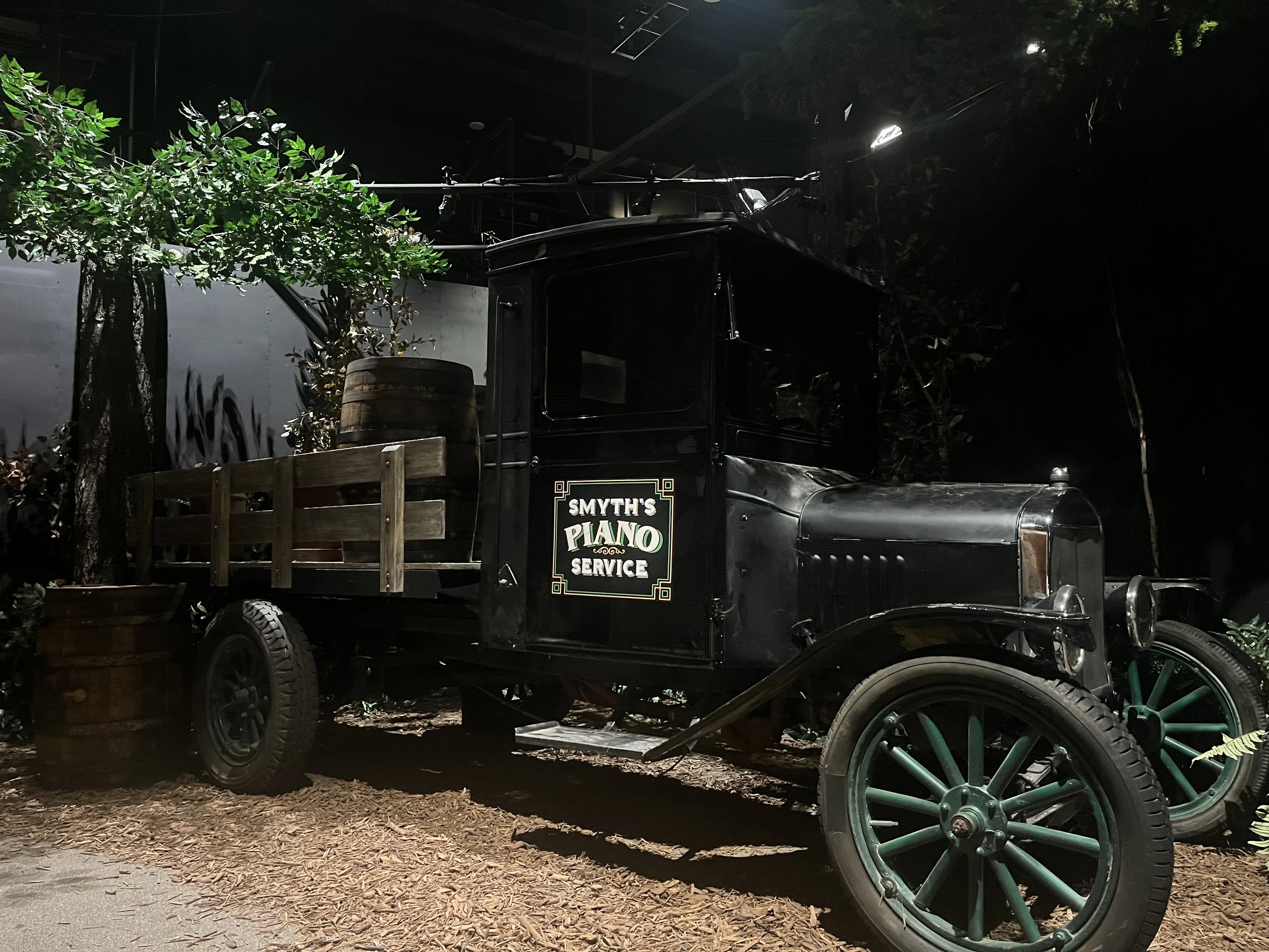 The Ford Model A outside Club Juke at “Sinners”