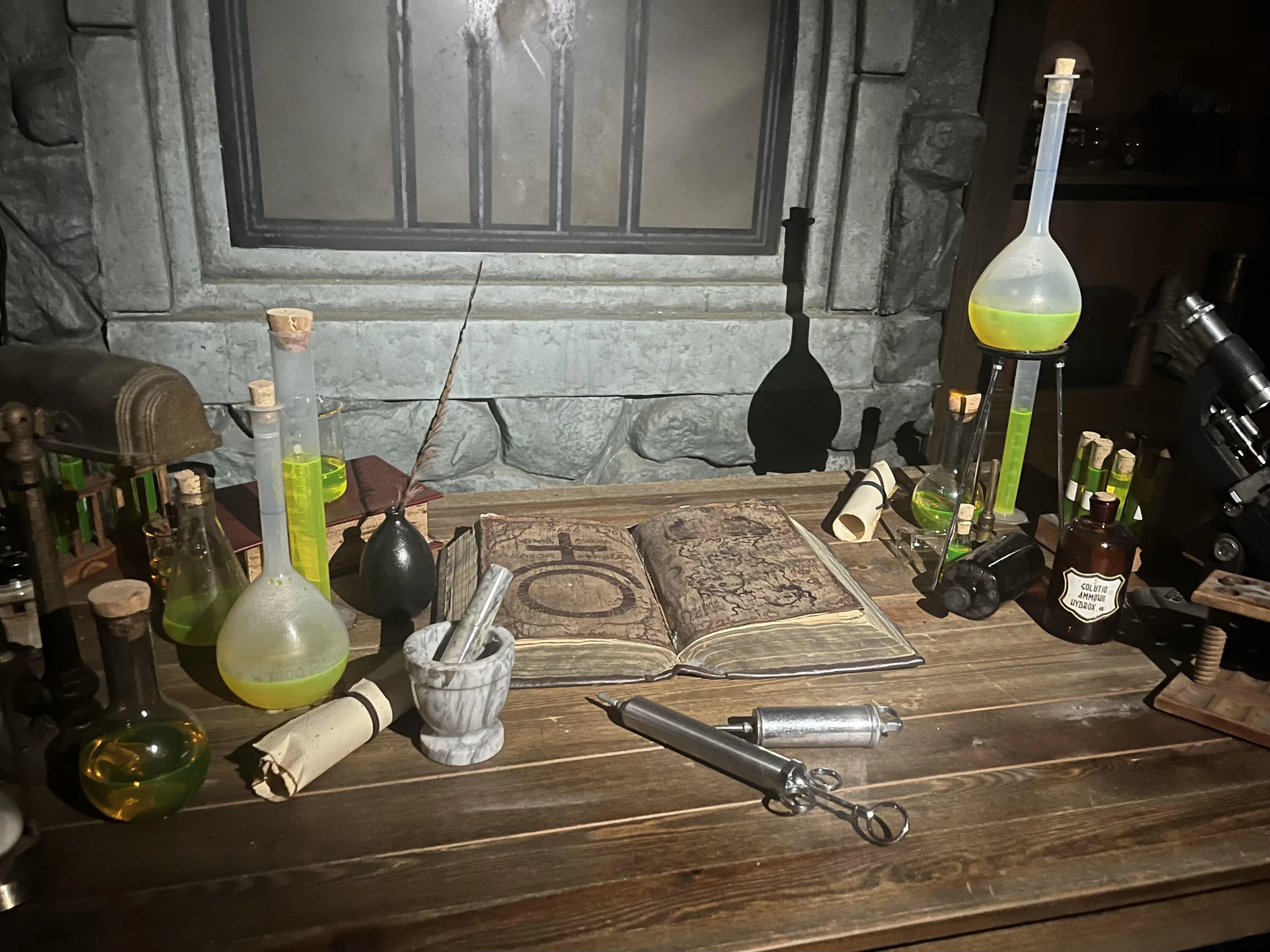 The mad scientist’s lab at “Ozzy Osbourne: Prince of Darkness”