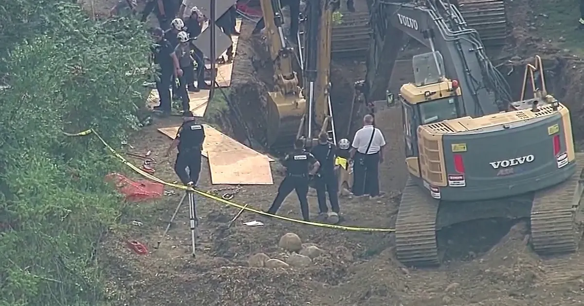 Worker rescued from trench collapse in Oxford Township