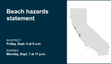 Beach hazards statement in place for Bay Area Shorelines from Friday to Monday
