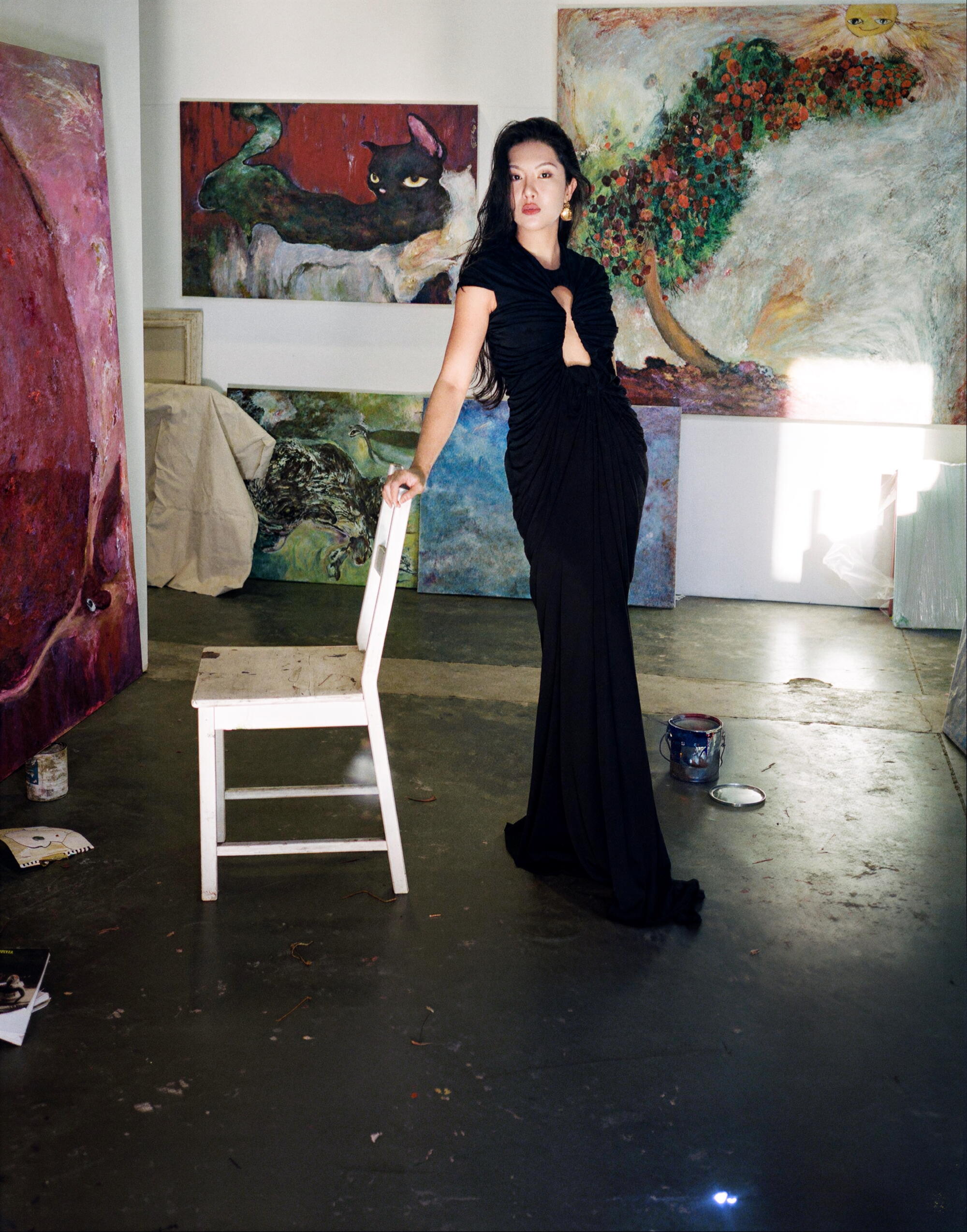 Aleza Zheng in her South L.A. studio.