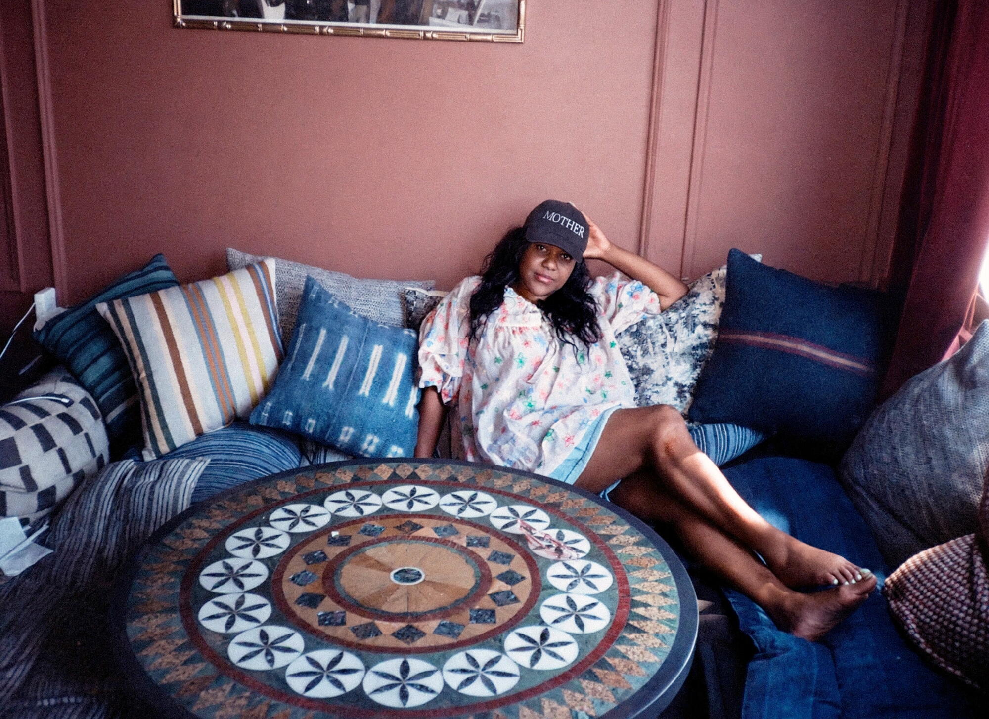Dominique Clayton at Harun Coffee in Leimert Park.