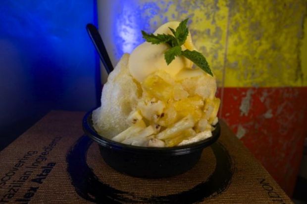 Piña Piña Piña shave ice at The Shore in San Juan Capistrano. (Photo by Mindy Schauer, Orange County Register/SCNG)