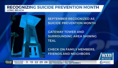 City of Long Beach recognizing Suicide Prevention Month