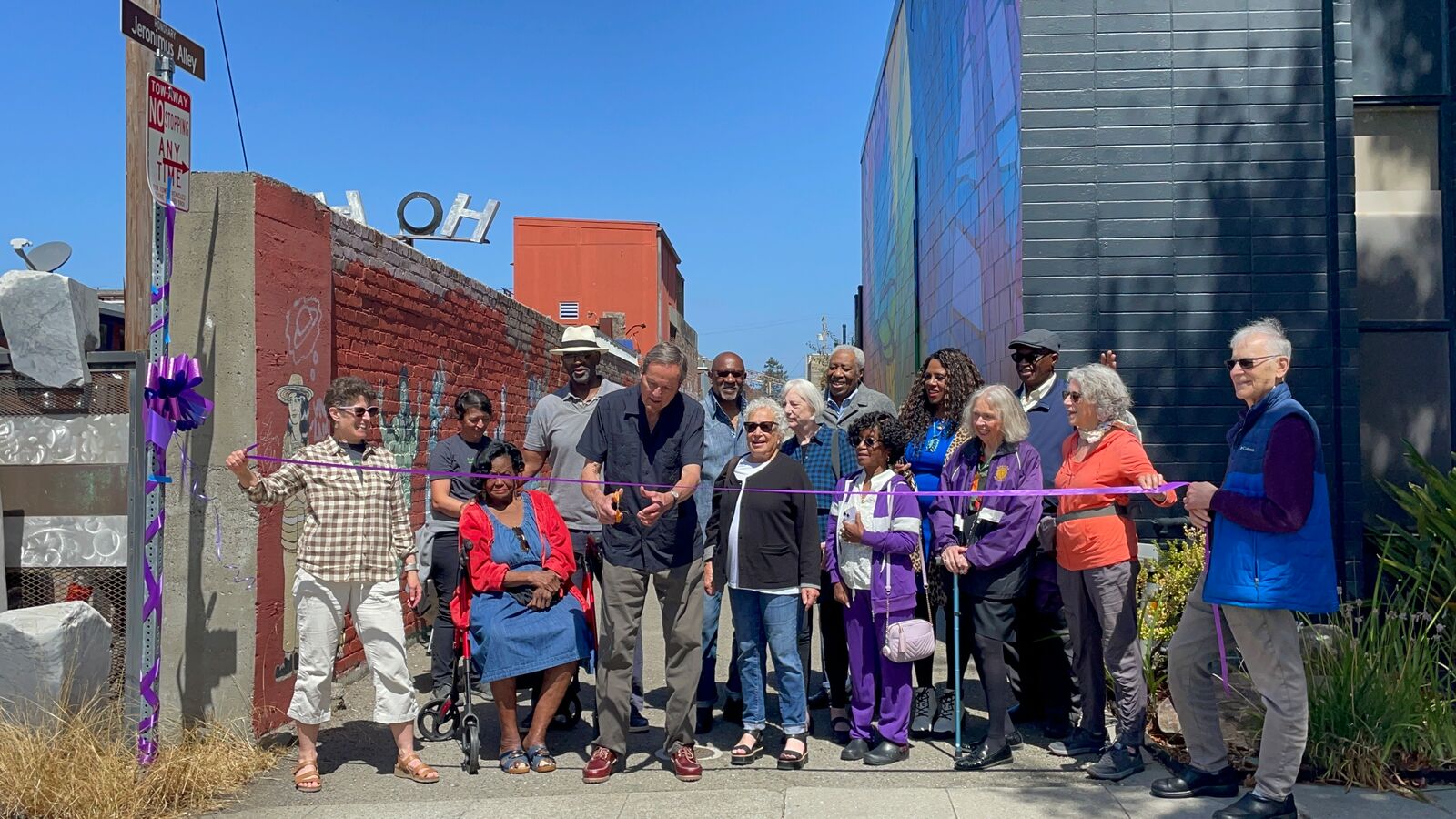 In West Berkeley an alley is renamed for longtime city worker