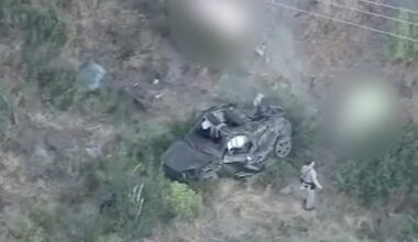4 killed as car plunges off California mountain road