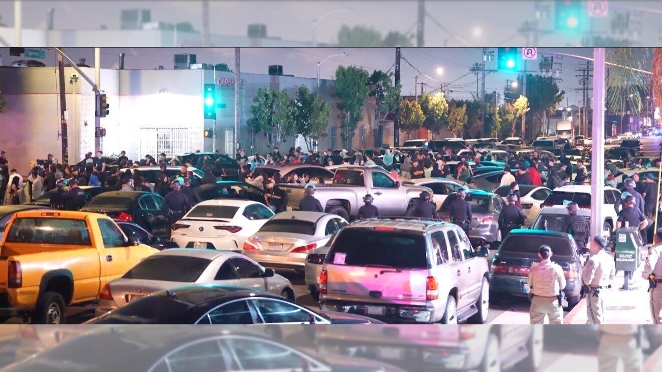 Large street takeover in Harbor Gateway turns into ‘demolition derby’ amid arrests – Daily Breeze