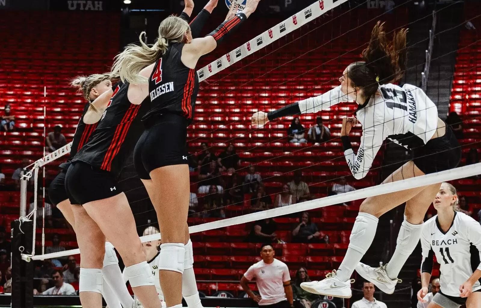 Utah Volleyball Falls to Long Beach in Five-Set Barn Burner