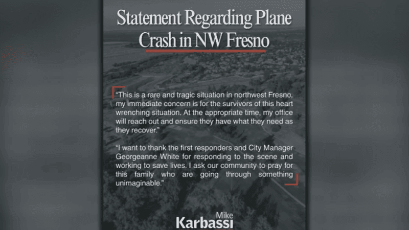 Fresno City Council Member Mike Karbassi took to social media to acknowledge the tragedy.