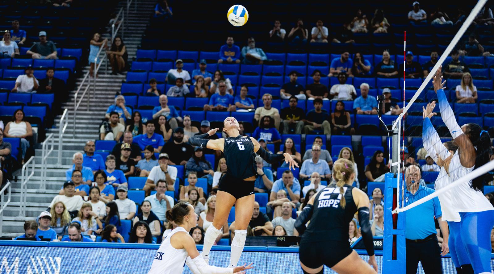 Long Beach State Closes Utah Classic With Five-Set Win Over Wyoming