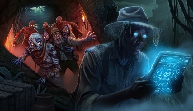 Concept art of the Unearthed haunted maze during Knott's Scary Farm at Knott's Berry Farm. (Courtesy of Knott's)
