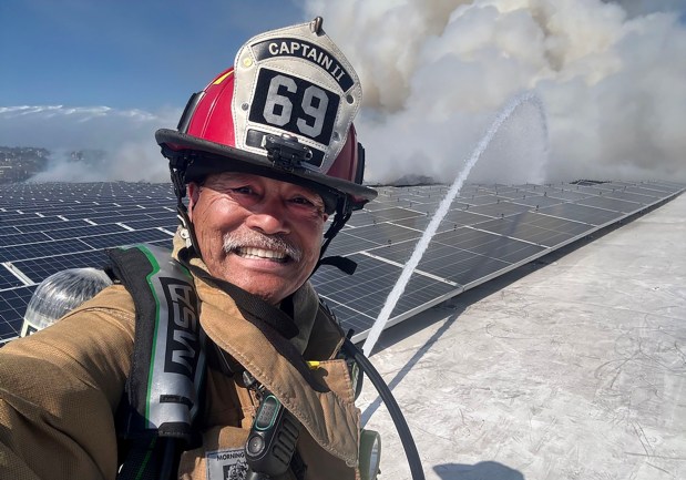 Capt. Thomas Kitahata, 63, of the L.A. City Fire Department, spent roughly two weeks as part of an urban search and rescue team sent from Los Angeles to 9/11 'Ground Zero' in New York City. (Photo Courtesy, Thomas Kitahata).