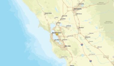 Sept. 9: Earthquake of 2.5 magnitude recorded close to Oakland, CA