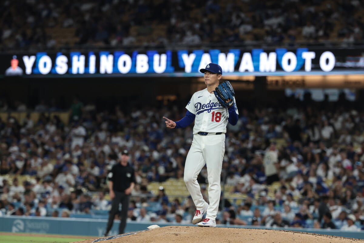 Yoshinobu Yamamoto reached a career high in victories Wednesday.