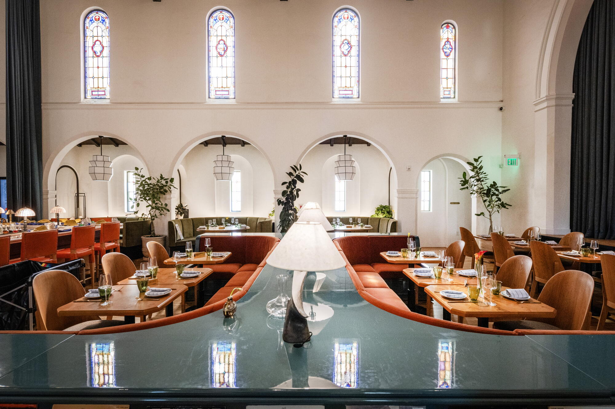 Dining room in Sous Sous restaurant.