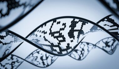 An illustration of a DNA strand.