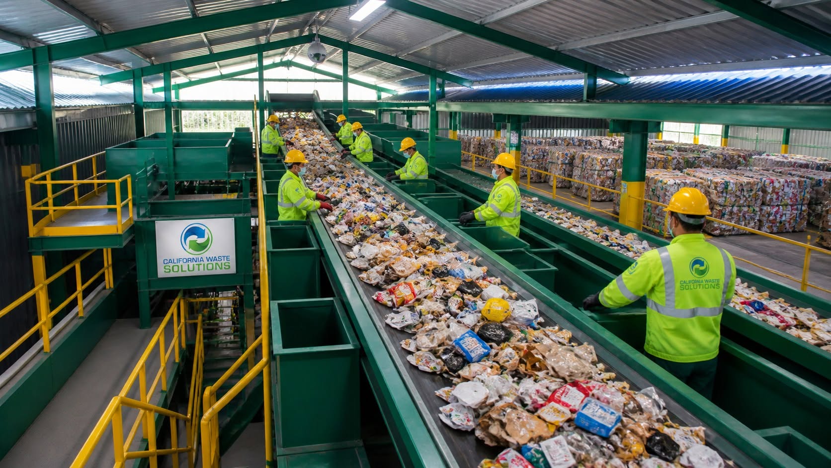 California Waste Solutions Material Recovery Facility Operations and Sorting Line