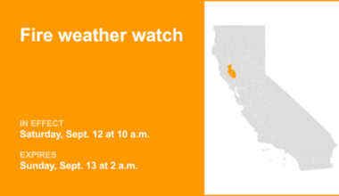 Fire weather watch affecting Northern California Saturday and Sunday