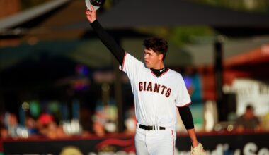 SF Giants' top pitching prospect Jackson Flora dominates in San Jose