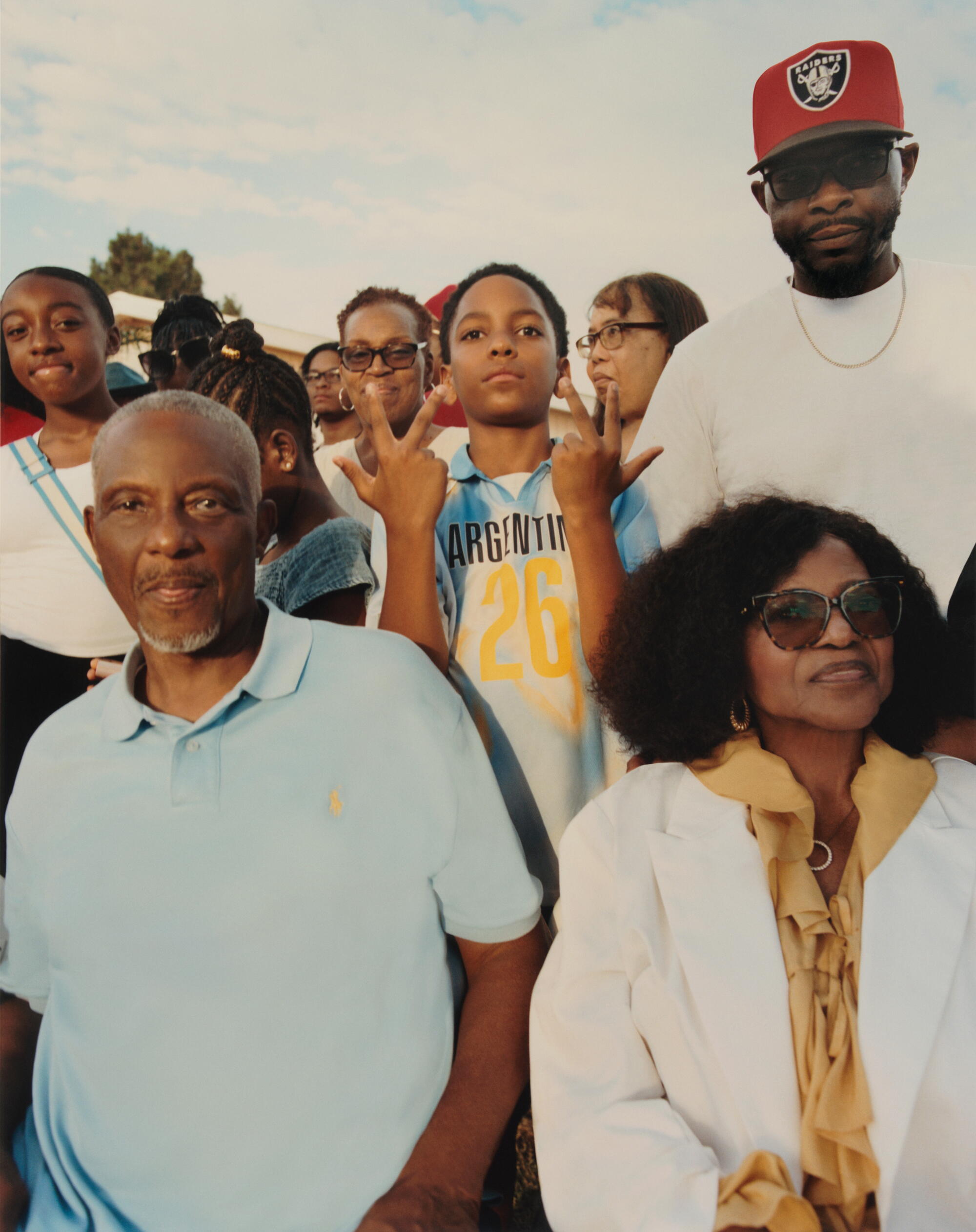Micaiah Carter photographs his family in Los Angeles on July 25, 2026 for Image Magazine.