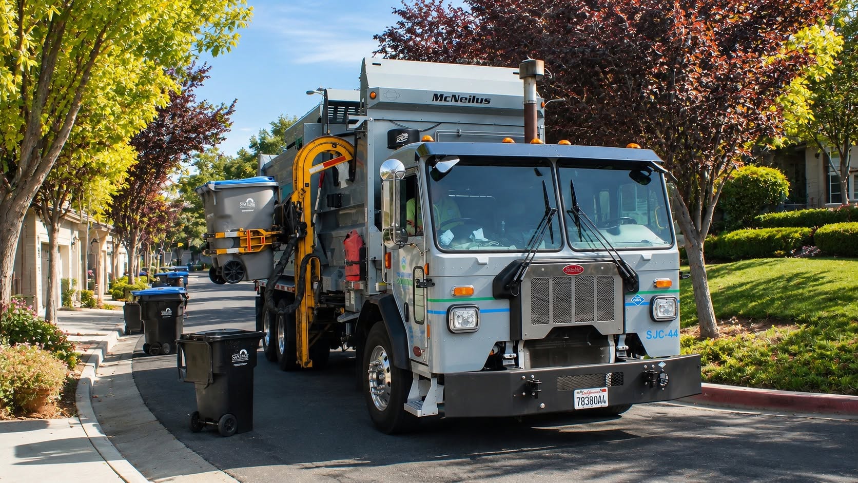 California Waste Solutions Recycling Collection in San Jose, California