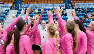 Volleyball Drops to Long Beach State in Four Sets