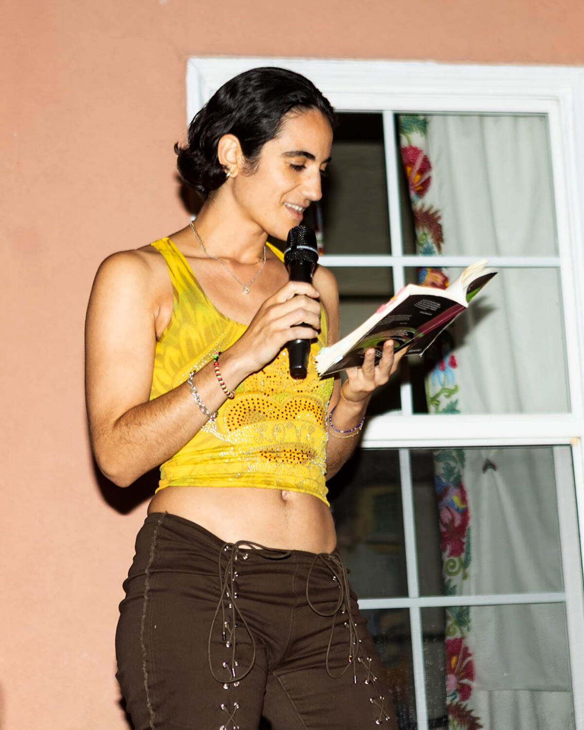 Alex Moreno reads from her poetry collection "Sticky Time" at Poets Are the New Popstars.