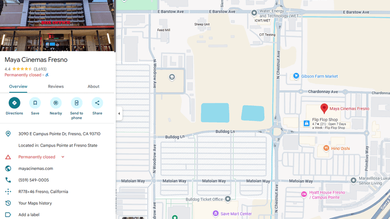 {p}The company has not said why the Campus Pointe location closed or whether customers will be refunded for movie tickets they already purchased.{/p}