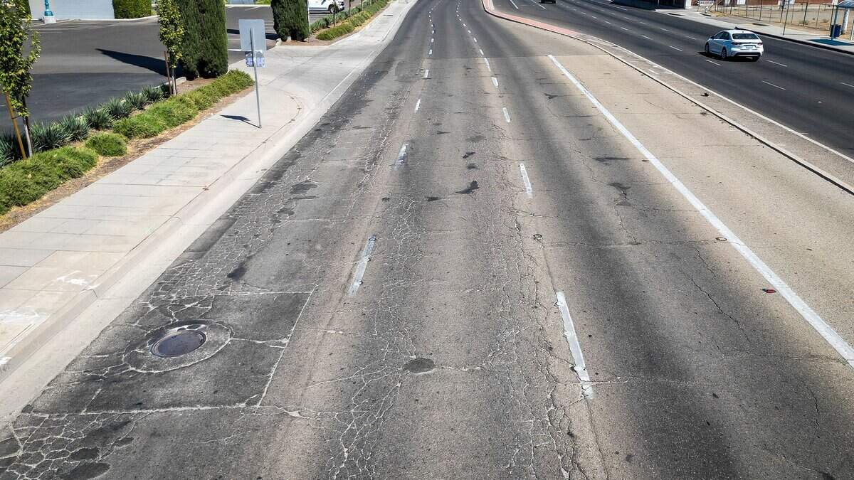 Bee readers voted this road the most in need of improvement