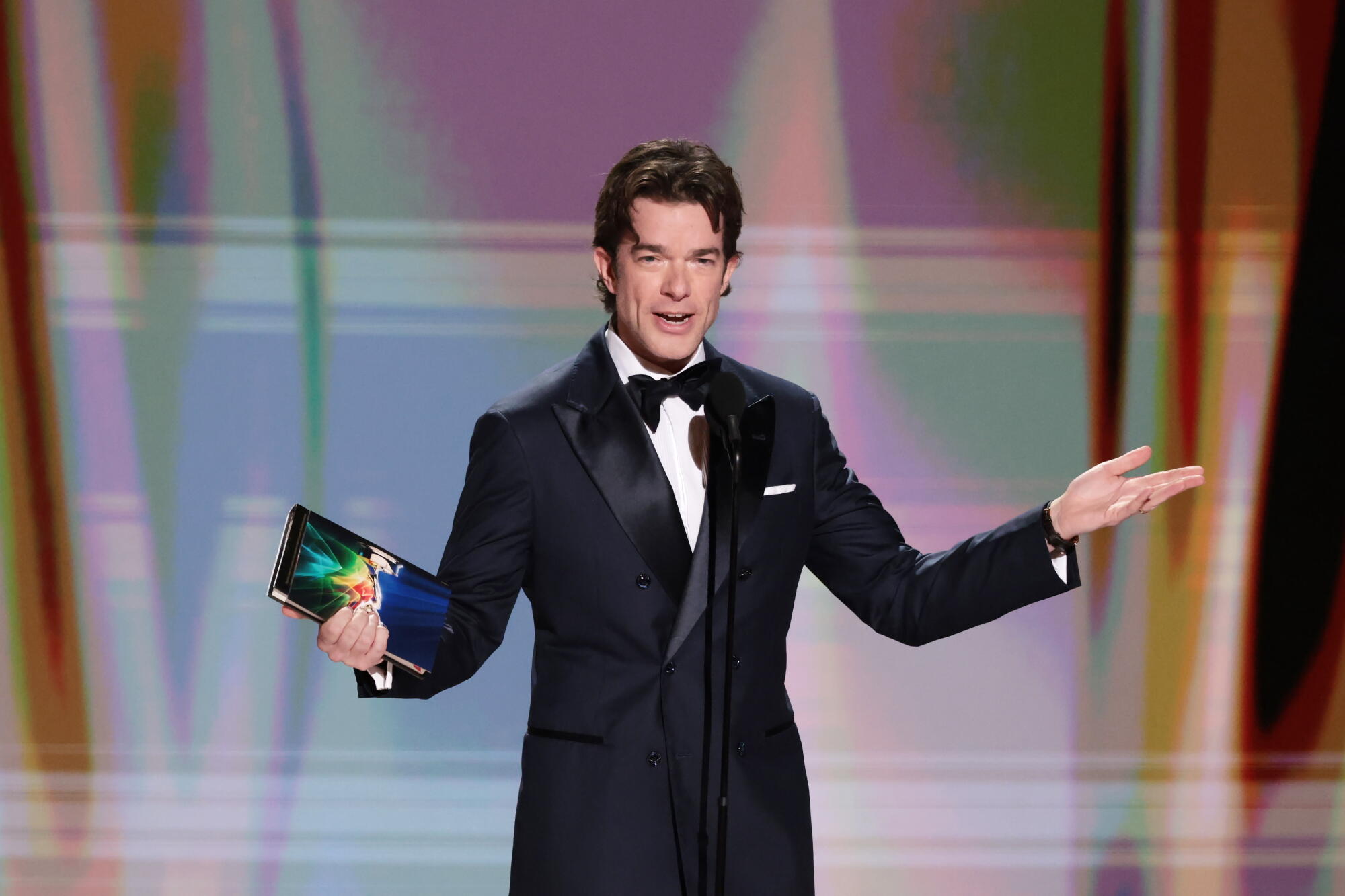 John Mulaney stole the show as a presenter at the 78th Emmy Awards ceremony at the Peacock Theater in Los Angeles.
