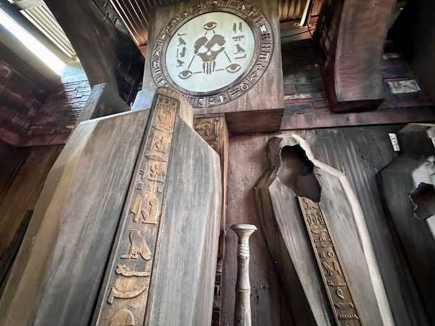 The Unearthed haunted maze during Knott's Scary Farm at Knott's Berry Farm. (Photo by Brady MacDonald, Orange County Register/SCNG)