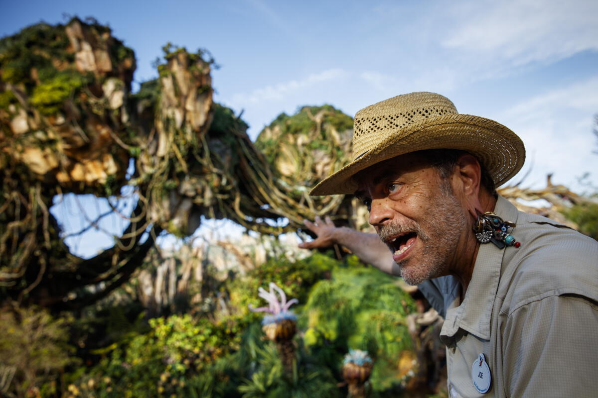 Joe Rohde, in 2017, discussing Pandora — the World of Avatar at Disney's Animal Kingdom in Florida's Walt Disney World.