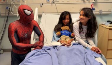 Spider-Man brings smiles to Northern California children battling serious illnesses