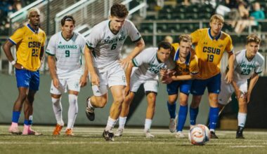 Pearce Scores Twice, but Cal Poly Falls to Cal State Bakersfield, 3-2