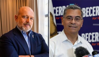 Democrat Xavier Becerra's lead over Republican Steve Hilton widens in California governor's race, new poll shows