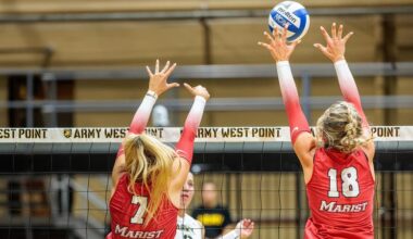 Volleyball Set for Two Matches at the Oakland Invitational