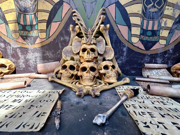 The Unearthed haunted maze during Knott's Scary Farm at Knott's Berry Farm. (Photo by Brady MacDonald, Orange County Register/SCNG)