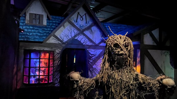 The Eight Fingers Nine: The Boogeyman haunted maze during Knott's Scary Farm at Knott's Berry Farm. (Photo by Brady MacDonald, Orange County Register/SCNG)