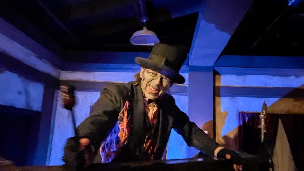 The Origins: The Curse of Calico haunted maze during Knott's Scary Farm at Knott's Berry Farm. (Photo by Brady MacDonald, Orange County Register/SCNG)