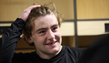 San Jose Sharks' Ryan Warsofsky praises Luca Cagnoni, Ivar Stenberg