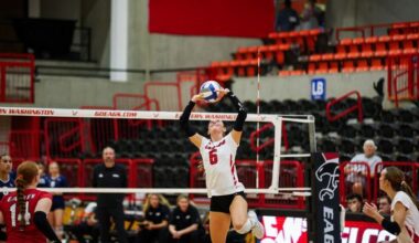 Lukovich Reaches 1,000 Career Kills as Eagles Battle CSU Bakersfield in Five Sets