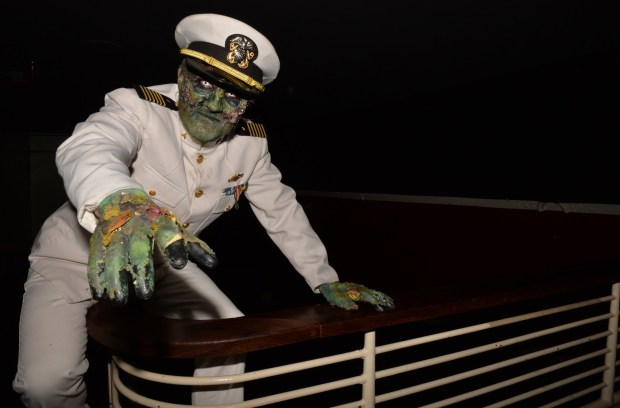 The Queen Mary's Dark Harbor returns with new characters and mazes this year. Photo by Brittany Murray, Press Telegram/SCNG