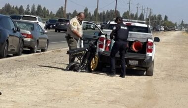Man on e-bike collides with vehicle in Fresno